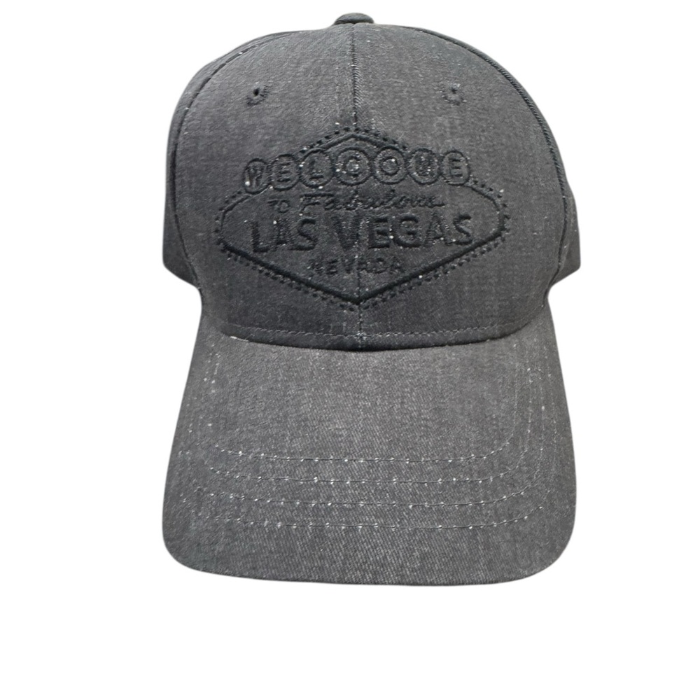 Gray Las Vegas Embroidered Cap